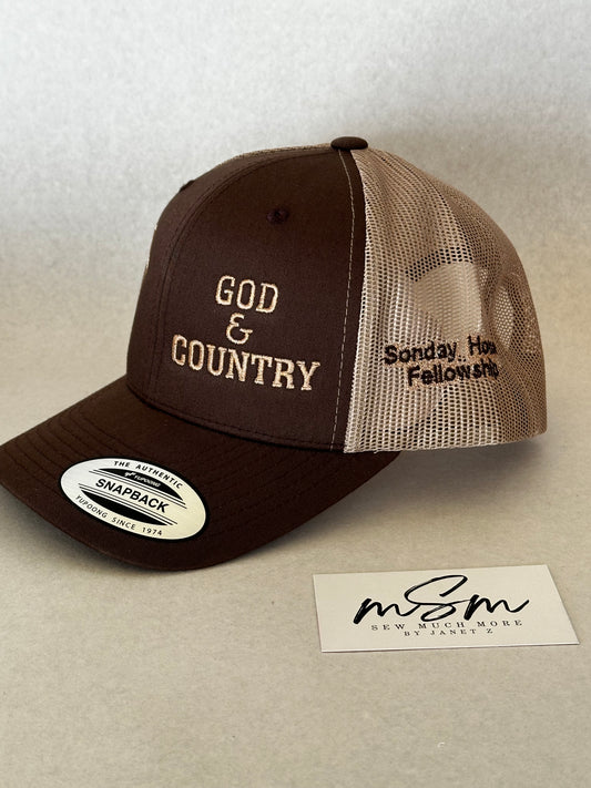 Brown/Khaki Cross God & Country